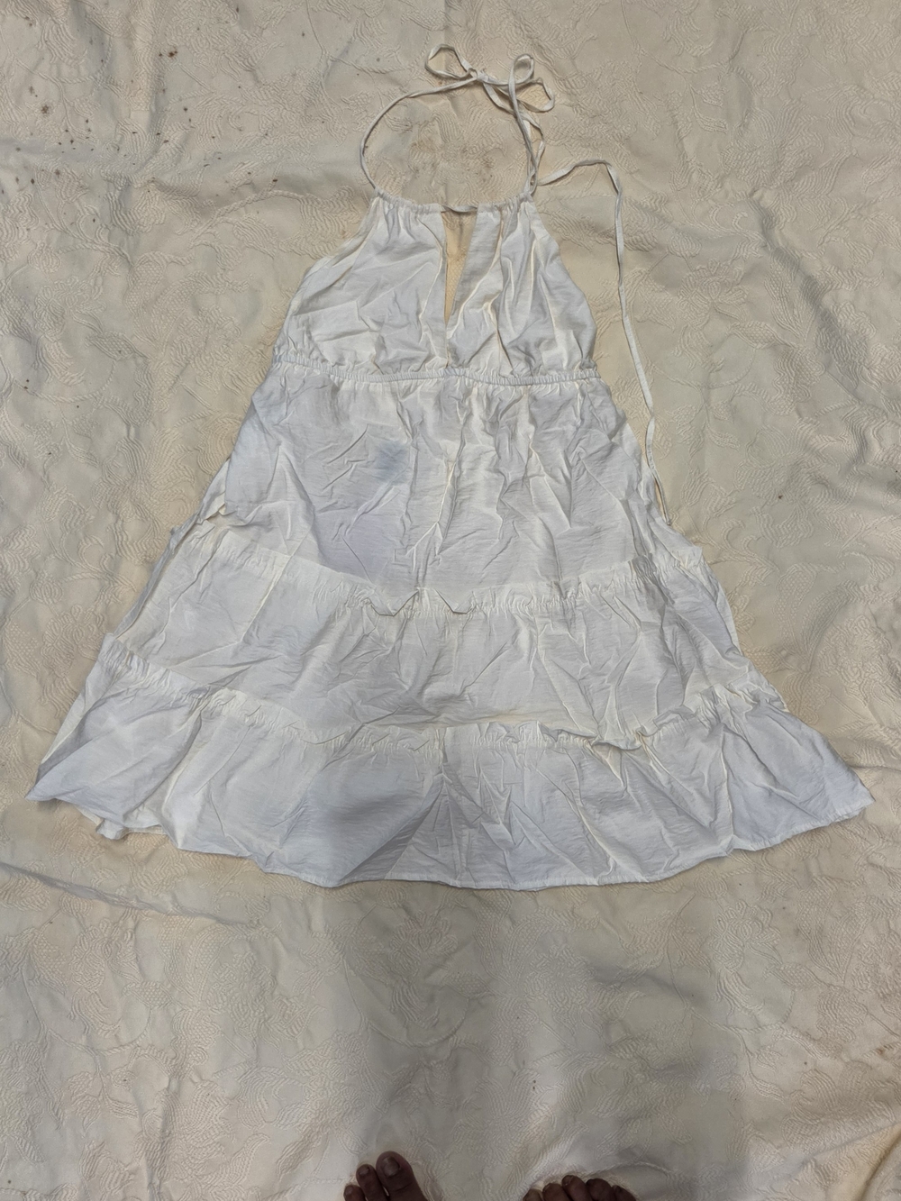 Wild Fable Tiered Mini Dress Large